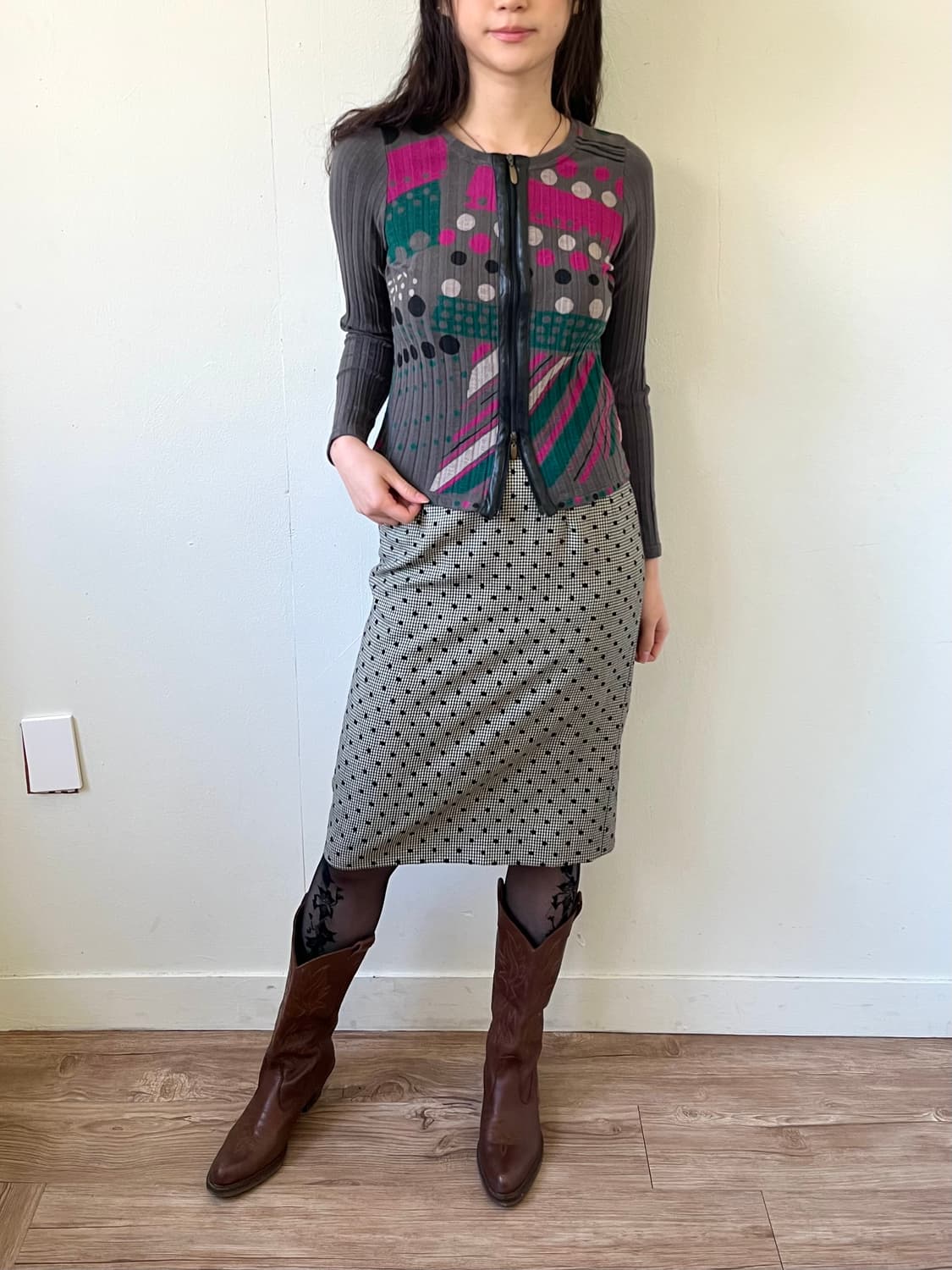 TRAFFIC BASIC STYLE 아트 투웨이 가디건 상품이미지6