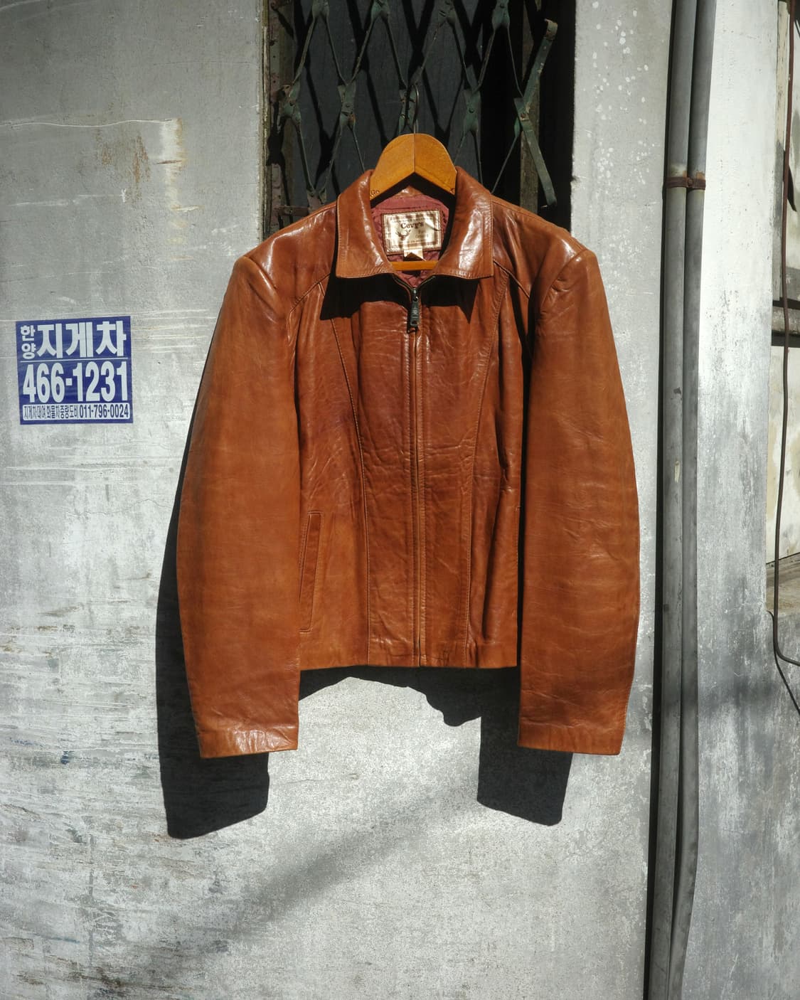 70’s Cevy’s 패널 히피 레더 자켓 상품이미지1