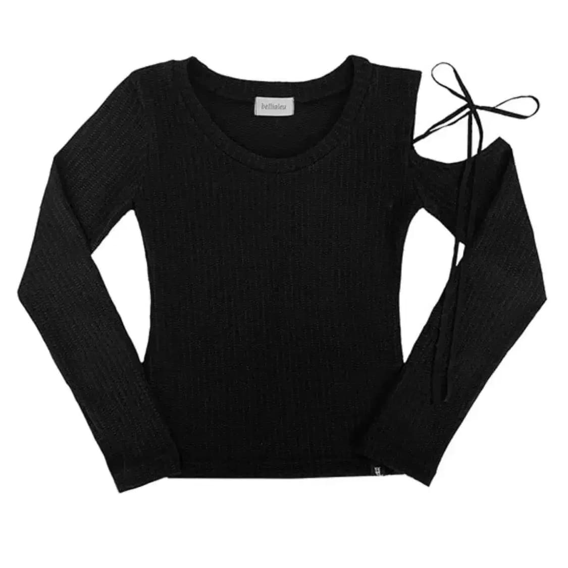 벨리아르 Shoulder hole tee (black) 상품이미지1