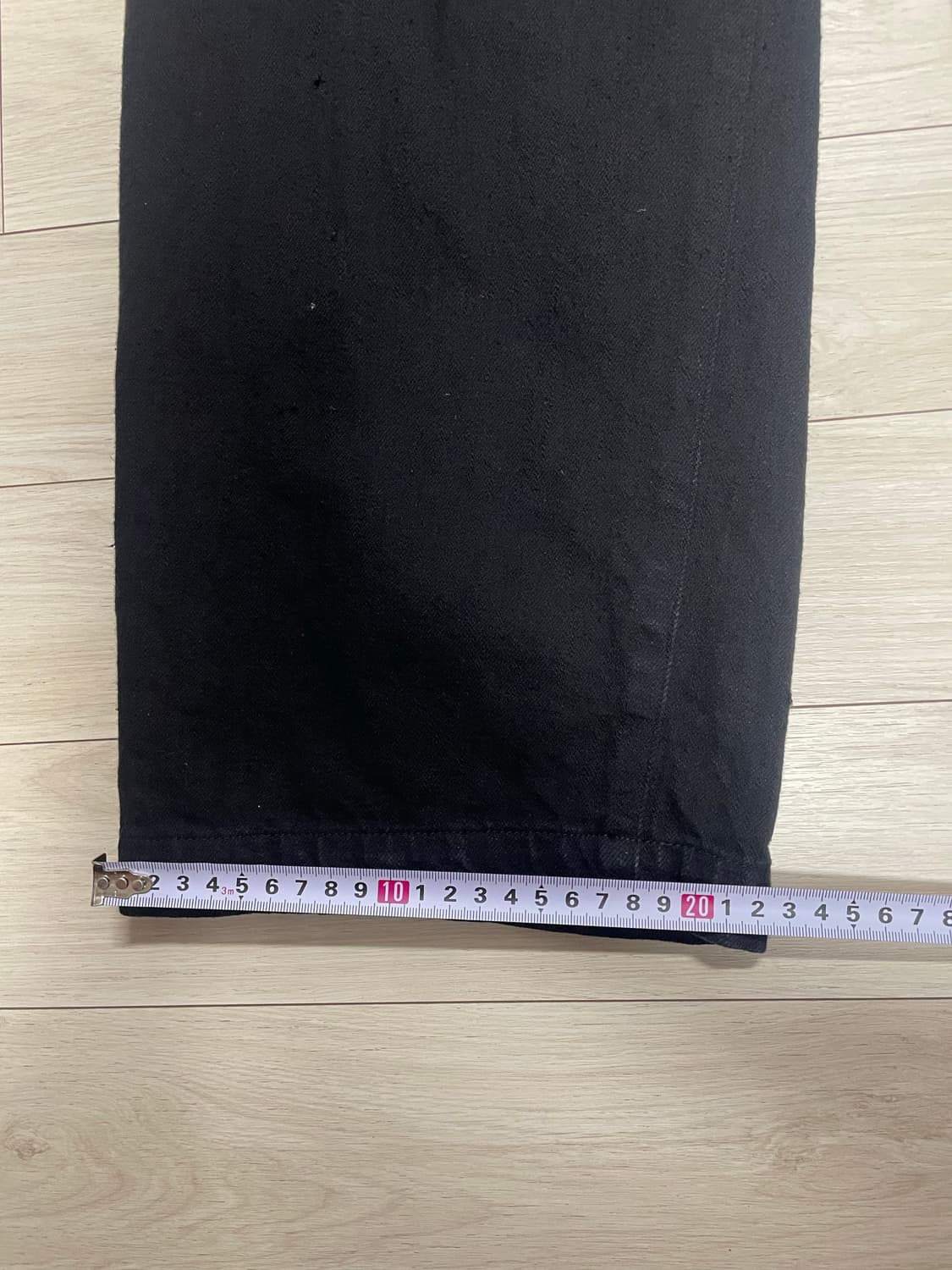 코모리 데님 오버 팬츠(블랙/2사이즈) 상품이미지7