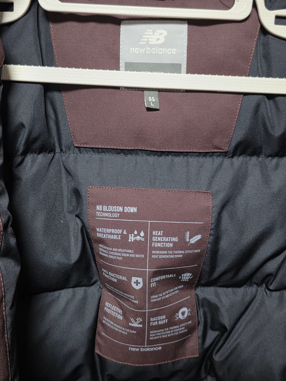 뉴발란스 패딩 L 상품이미지4