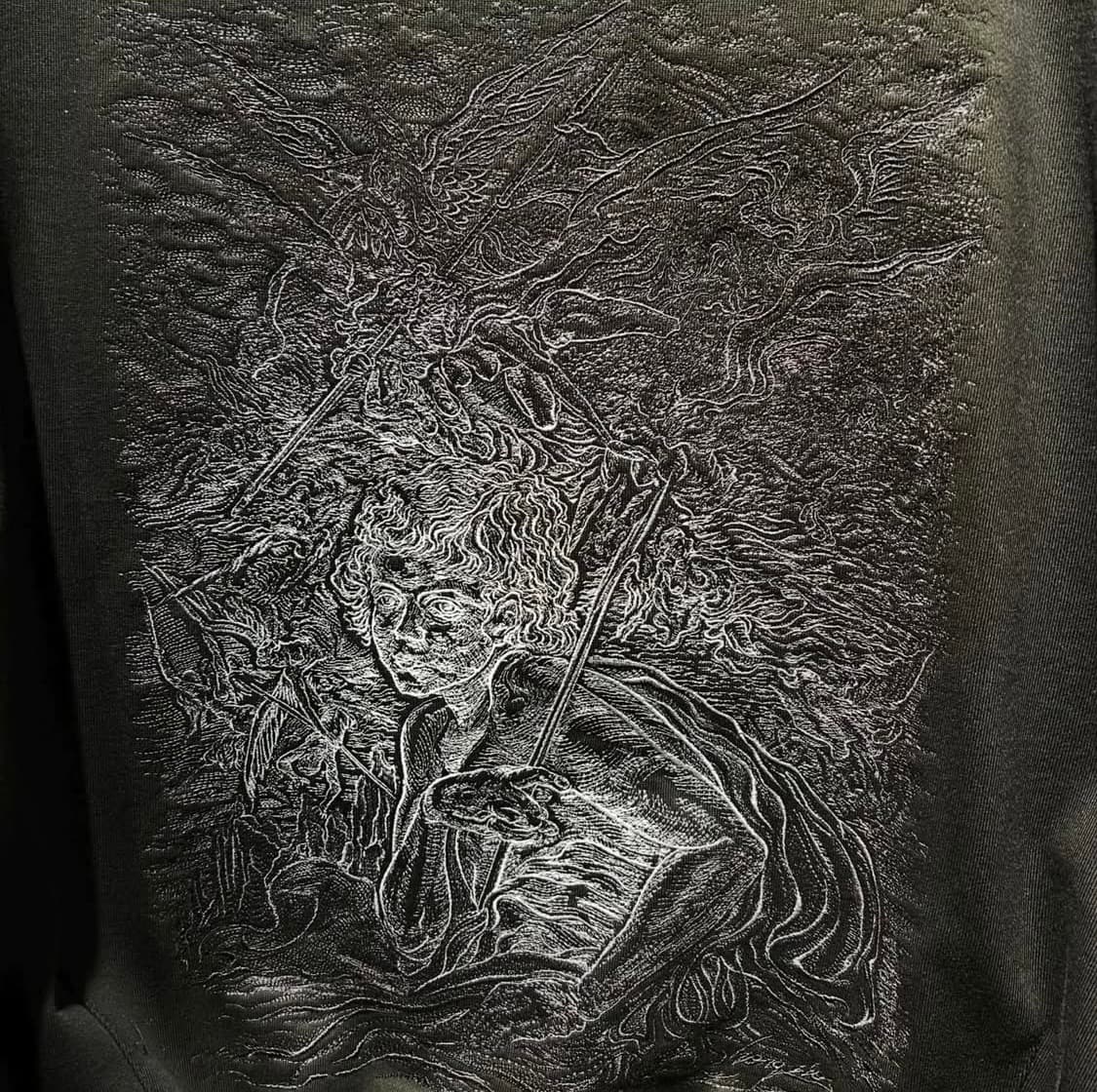 송지오 컬렉션 PURE REBEL 엠브로이드 집업 상품이미지5