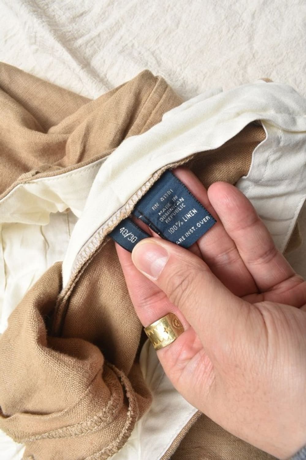 폴로 랄프로렌 린넨 슬랙스 팬츠 40 상품이미지3