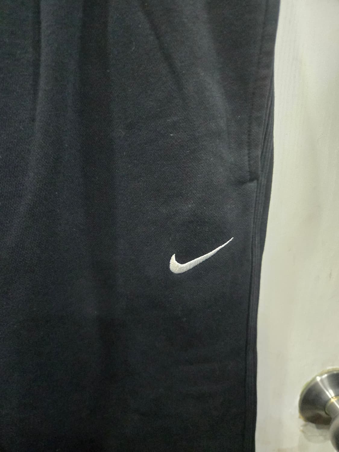 105,XL )) NIKE 나이키 블랙 기모 트레이닝복 바지! 상품이미지2