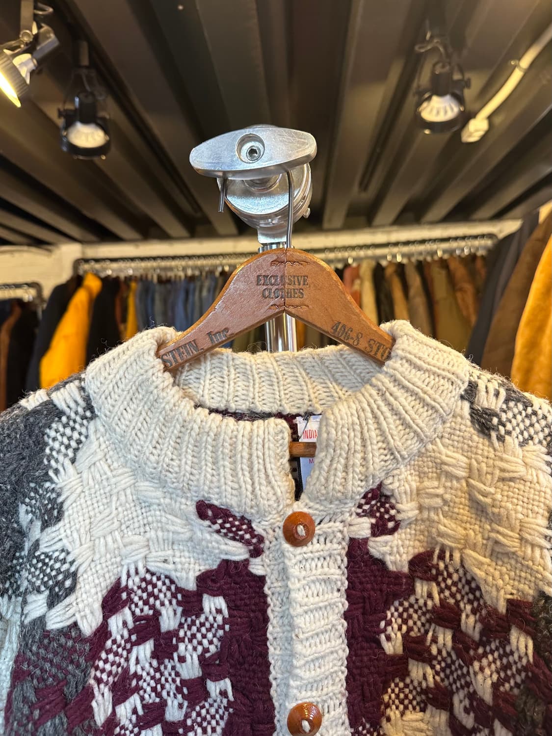 핸드메이드 헤비 울 에스닉 오리엔탈 가디건  상품이미지3