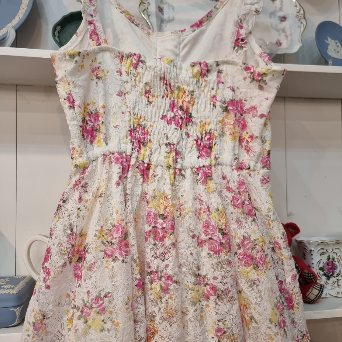 LIZ LISA 플로럴 레이스 프릴 원피스 상품이미지7