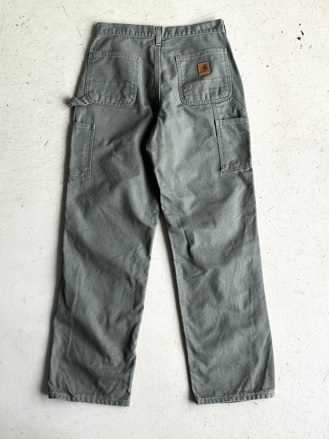 칼하트 던가리 워크 팬츠 카키 상품이미지5