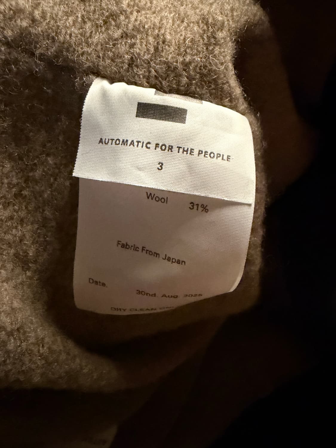 오토매틱포더피플 A2 DECK PANTS_CHACOAL BLACK 3 상품이미지4