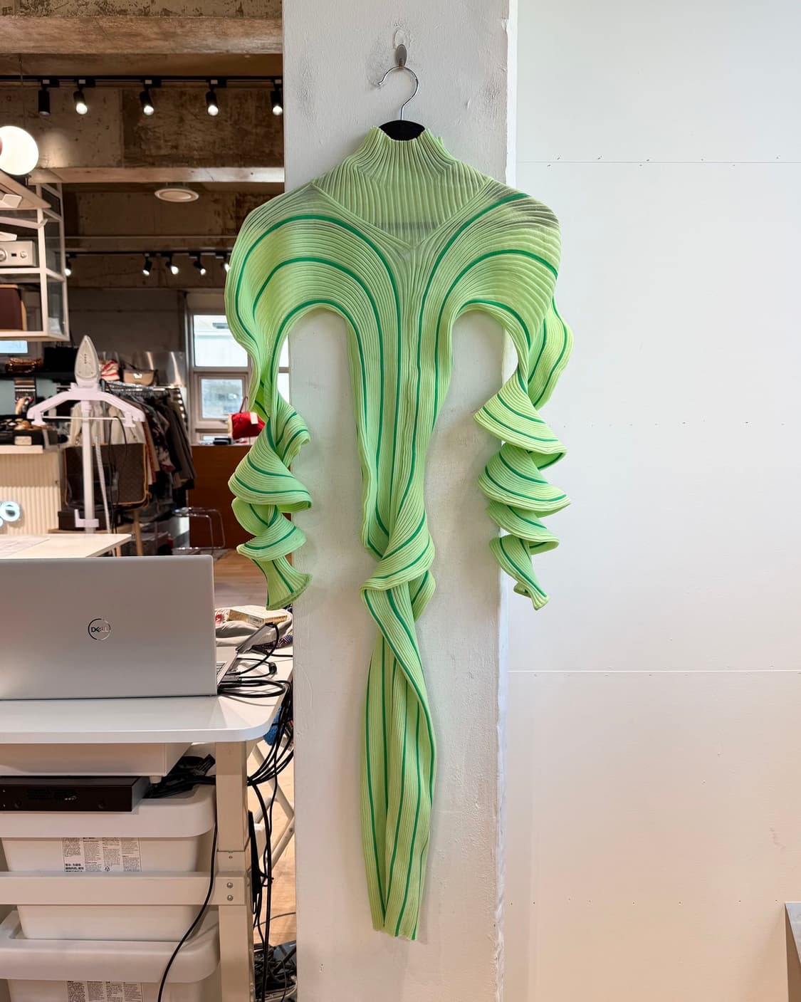 보테가 베네타 그린 링컬 드레스  상품이미지5