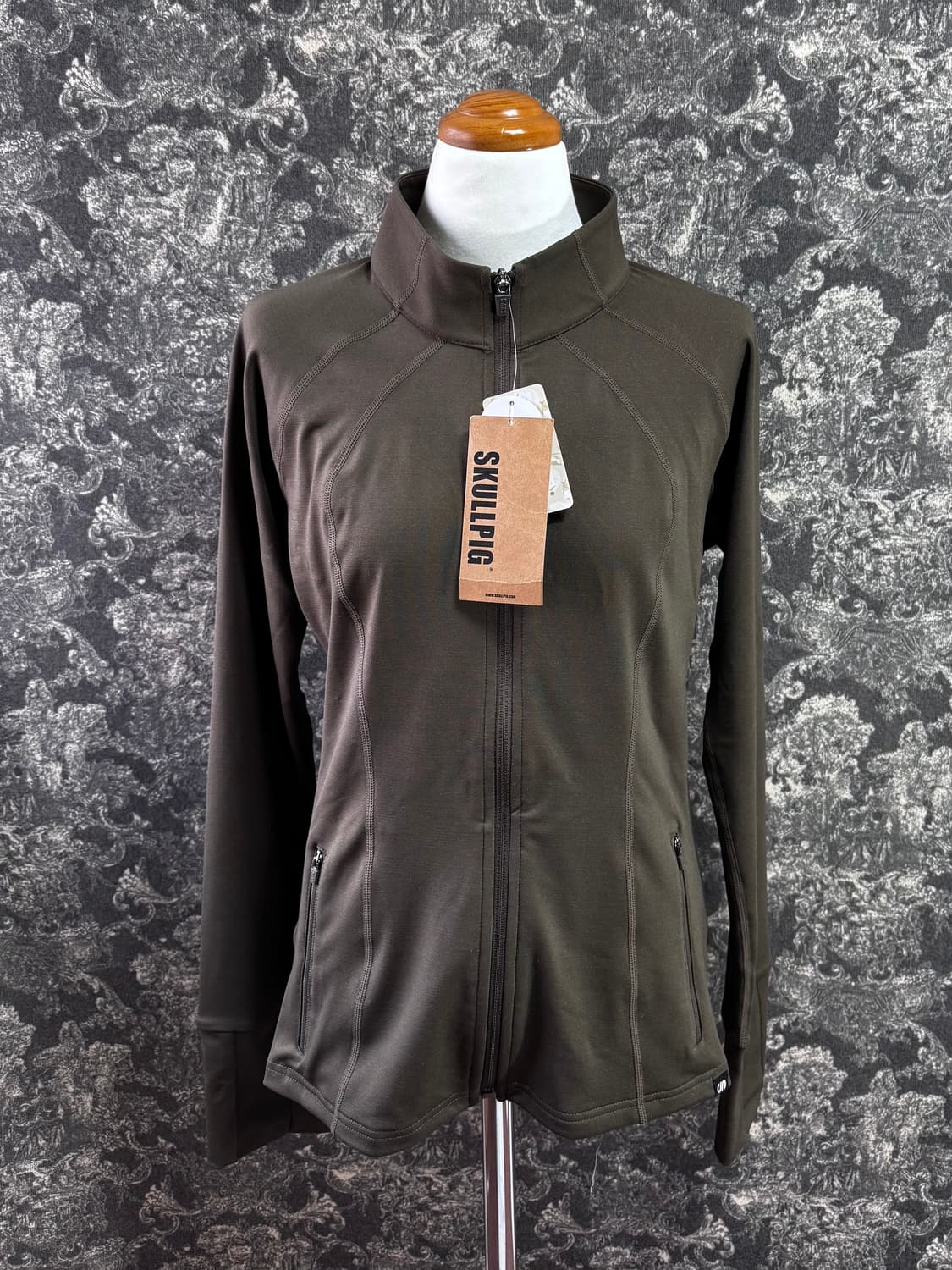 skullpig 스컬피그 핑거홀 슬림 집업 (새제품) 상품이미지1