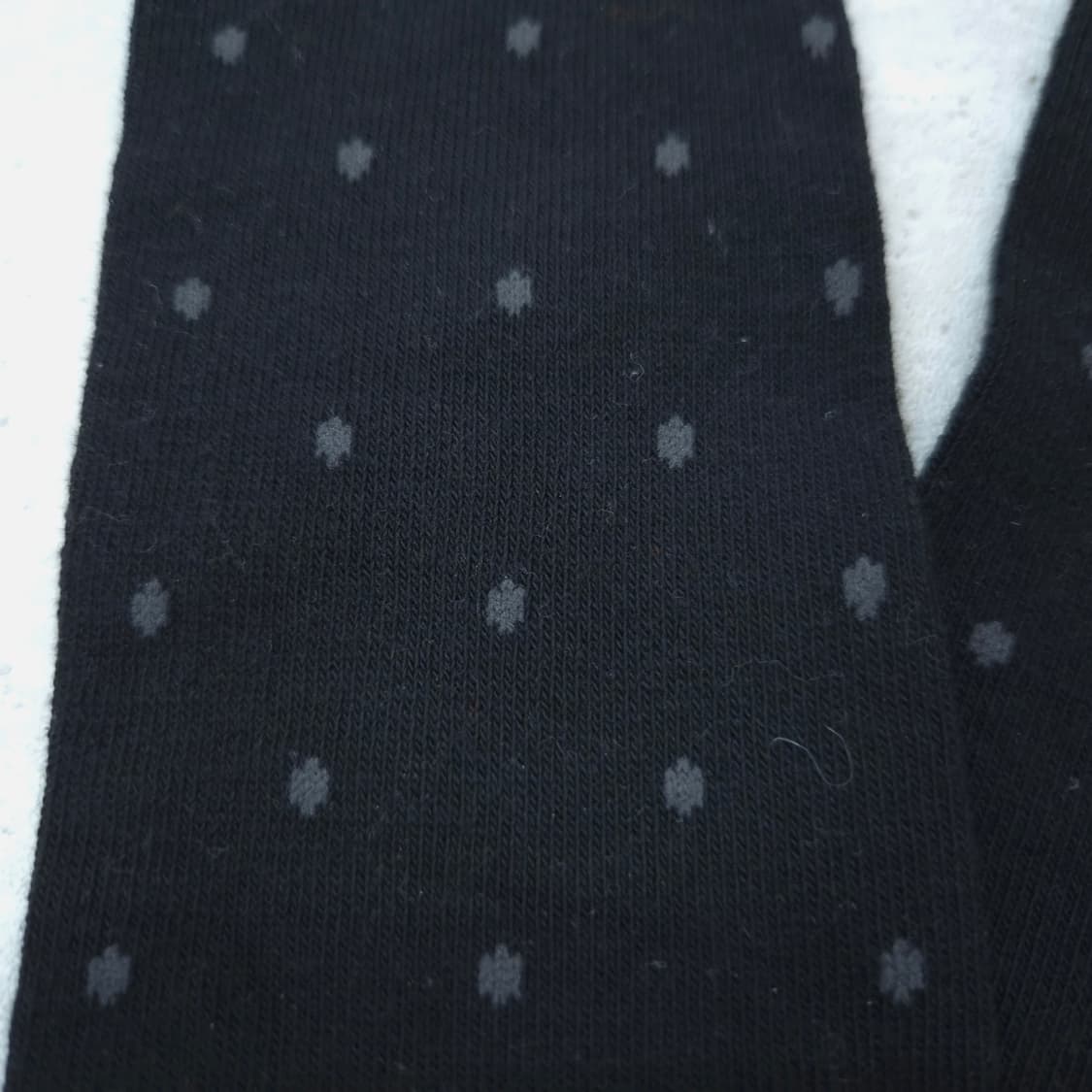 리본 도트 니하이 삭스 블랙 상품이미지4