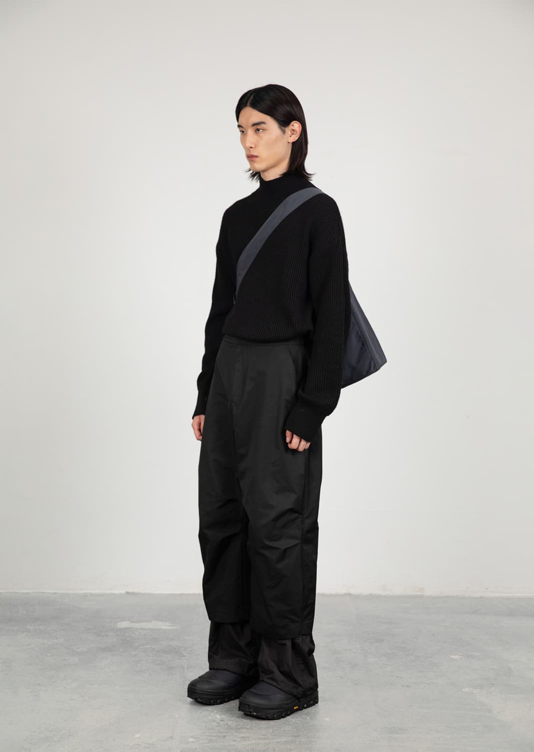 아모멘토 나일론 더블 레이어드 팬츠 L사이즈 상품이미지3