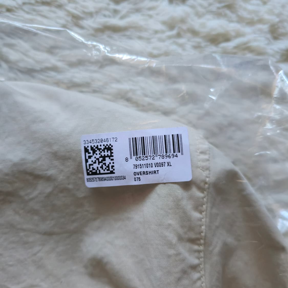 (xl) 23fw 스톤아일랜드 스트레치코튼 오버셔츠 상품이미지8
