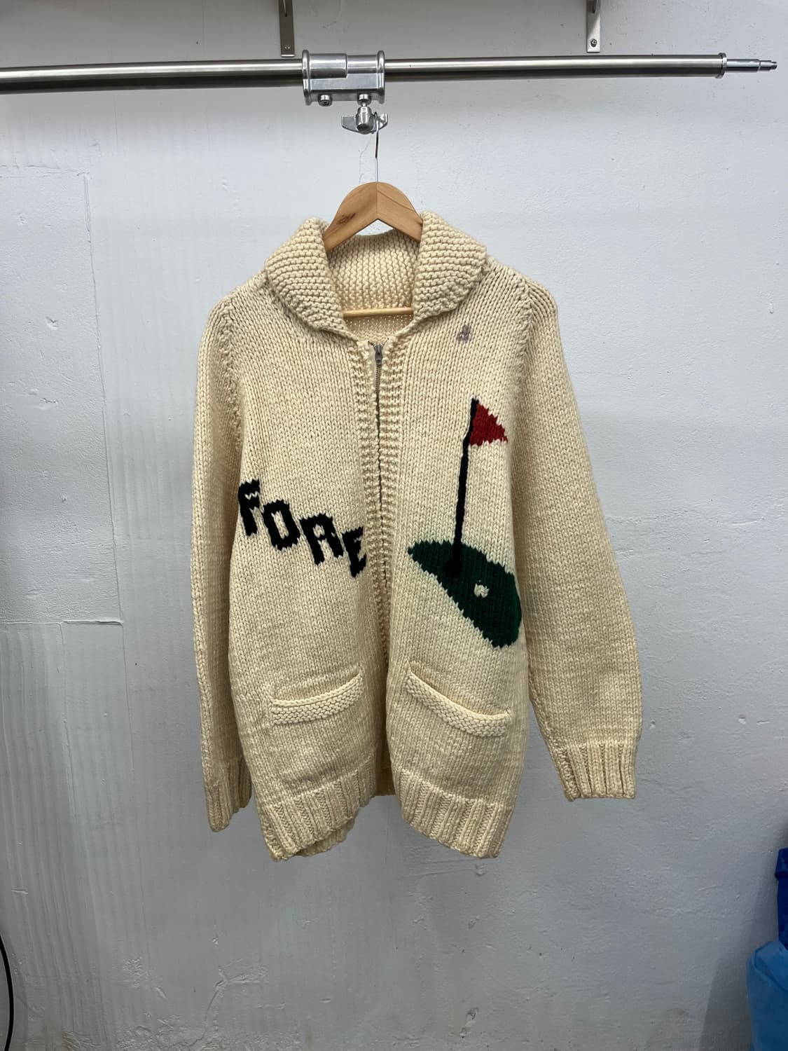 XL) 70~80s HEAVY WOOL COWHICHAN 상품이미지1