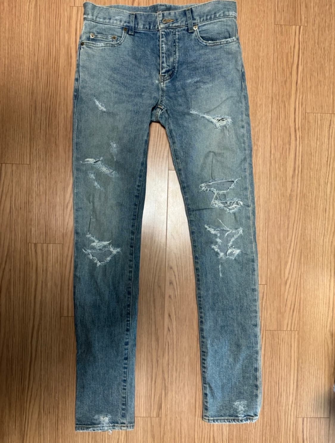 생로랑 에디슬리먼 데미지 데님 29 상품이미지1