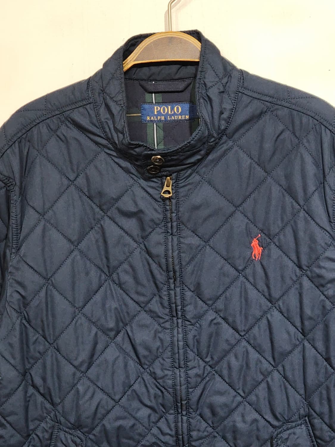 (L) 랄프로렌 폴로 퀼팅자켓 네이비 누빔점퍼 캐주얼  상품이미지2