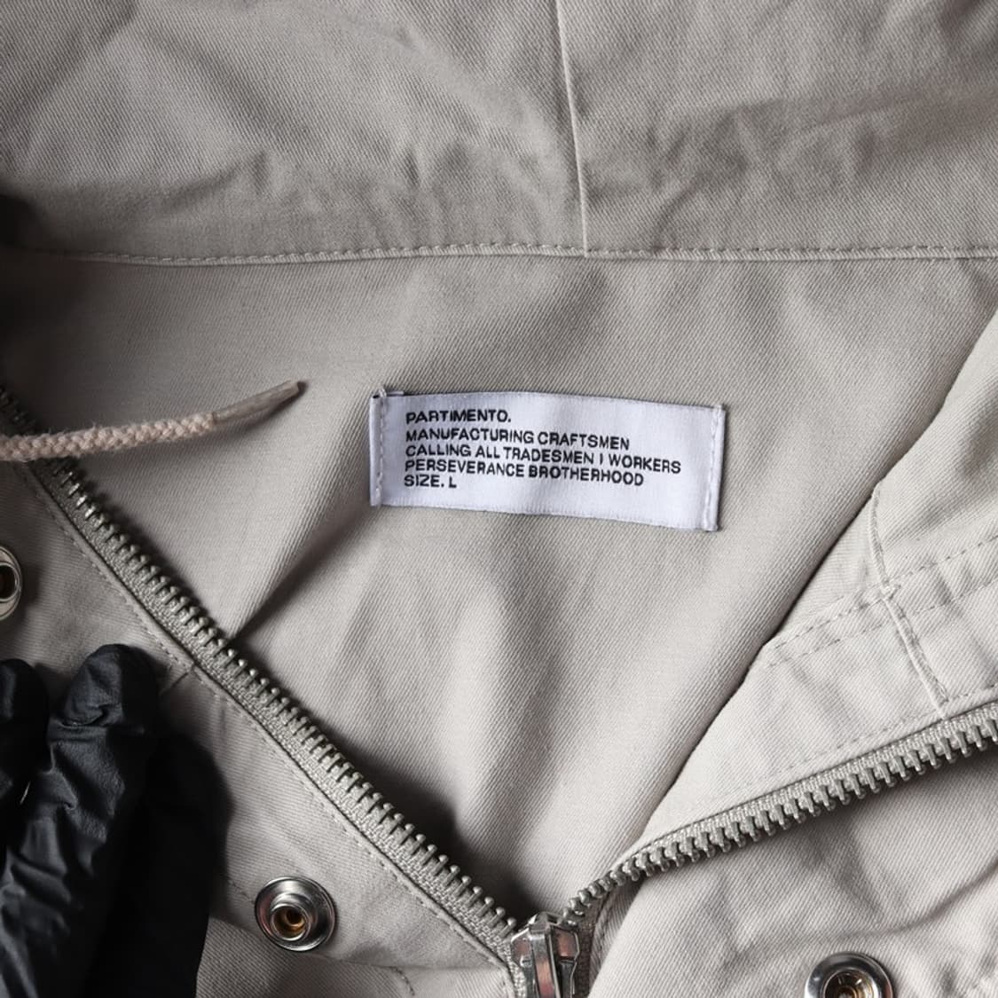 파르티멘토 코튼 후디 자켓 L 상품이미지5