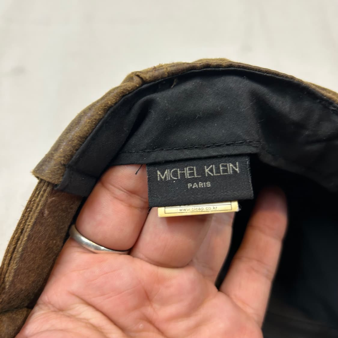 MICHEL KLEIN 미셸 클라인 헌팅캡 브라운 모자 상품이미지7
