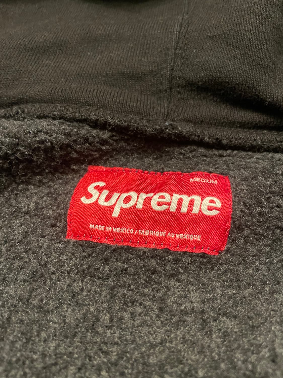 슈프림 검정후드집업  상품이미지3