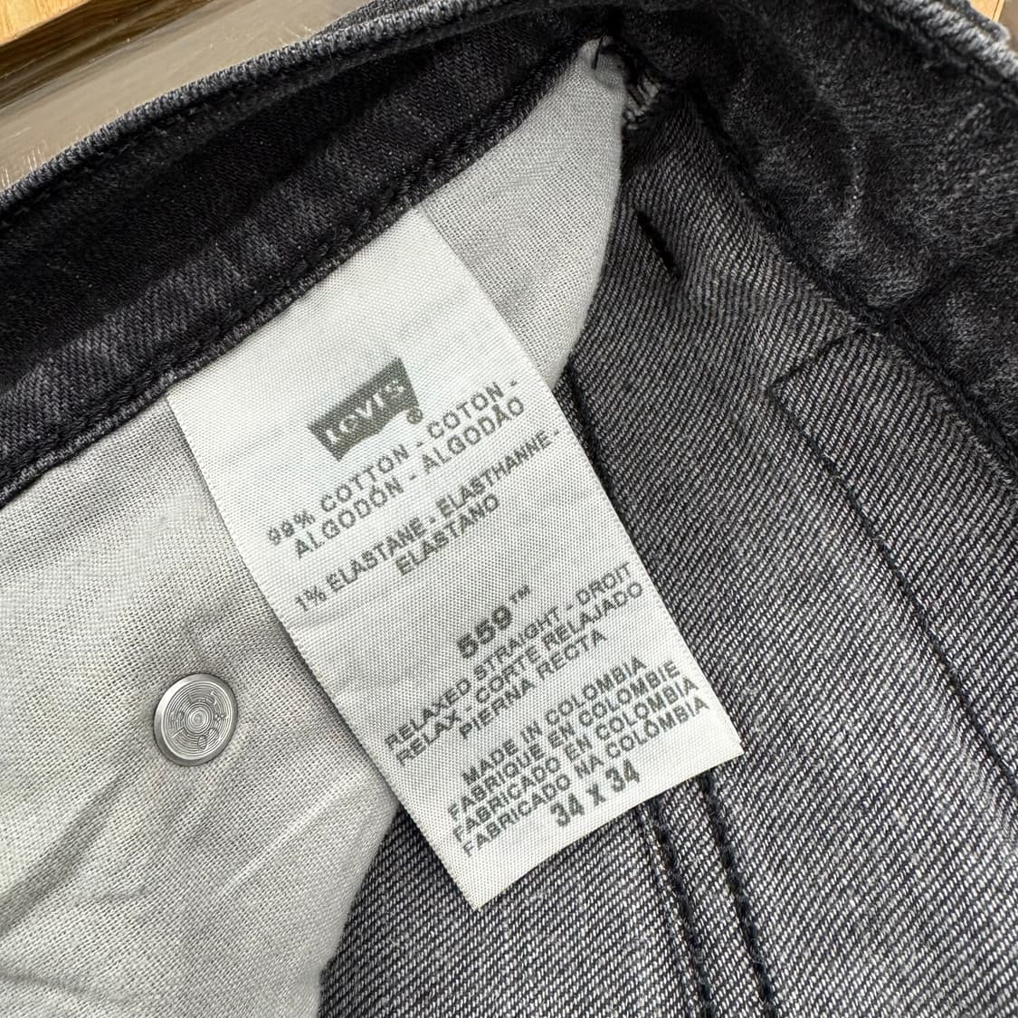 리바이스 559 릴렉스 스트레이트 블랙진 (34) 상품이미지6