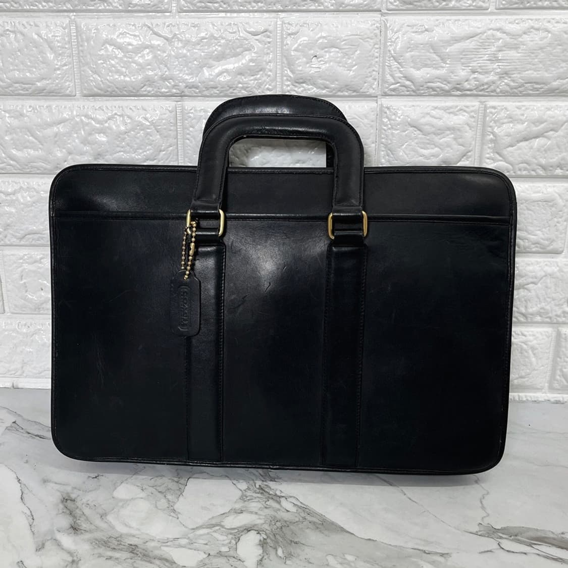 Old Coach 303-05 Leather Briefcase 상품이미지1