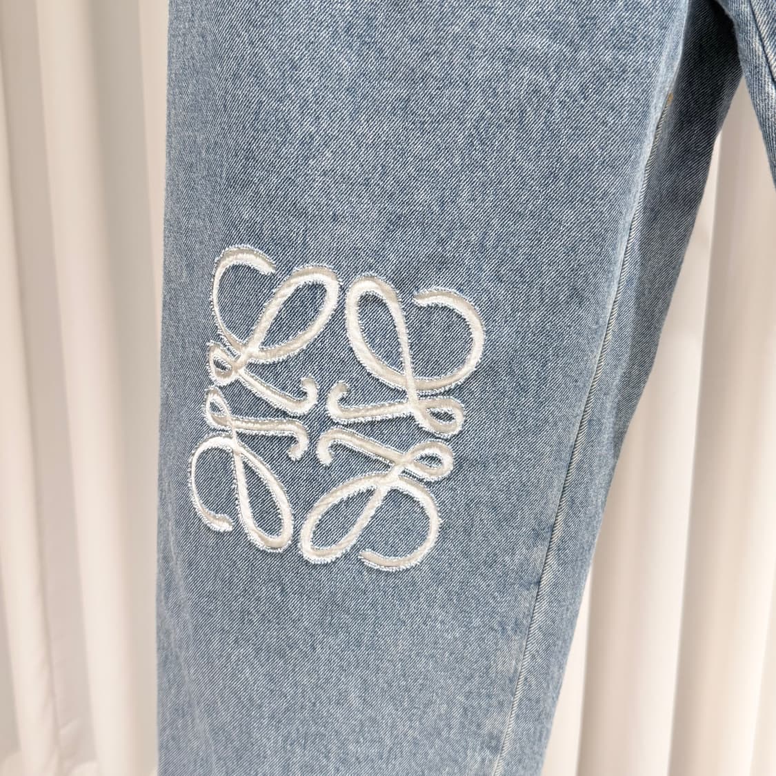 (A+/ 50) / 로에베 데님 아나그램 배기 데님 진 블루 상품이미지3