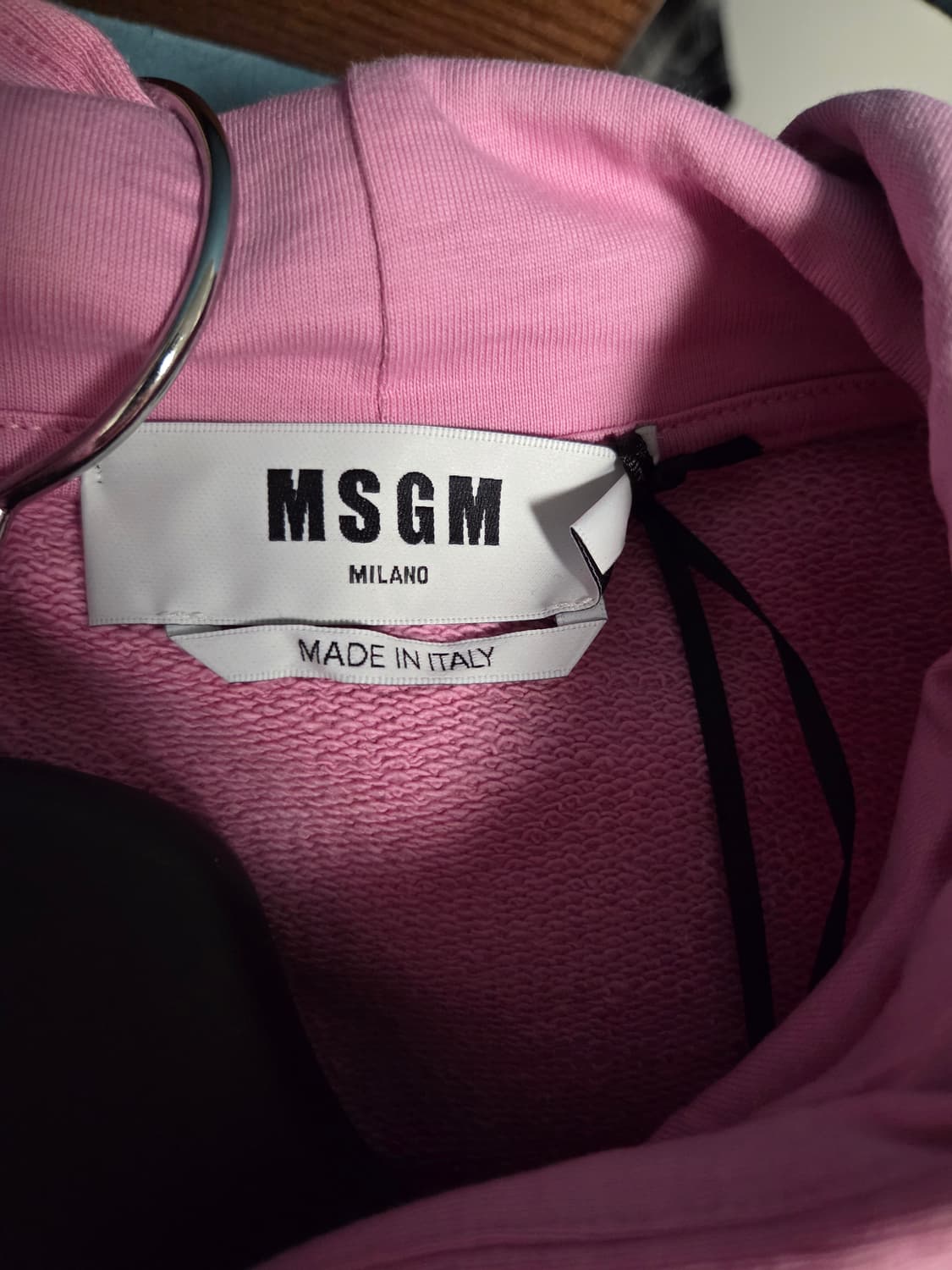 MSGM 오버사이즈 후드티 핑크 상품이미지4