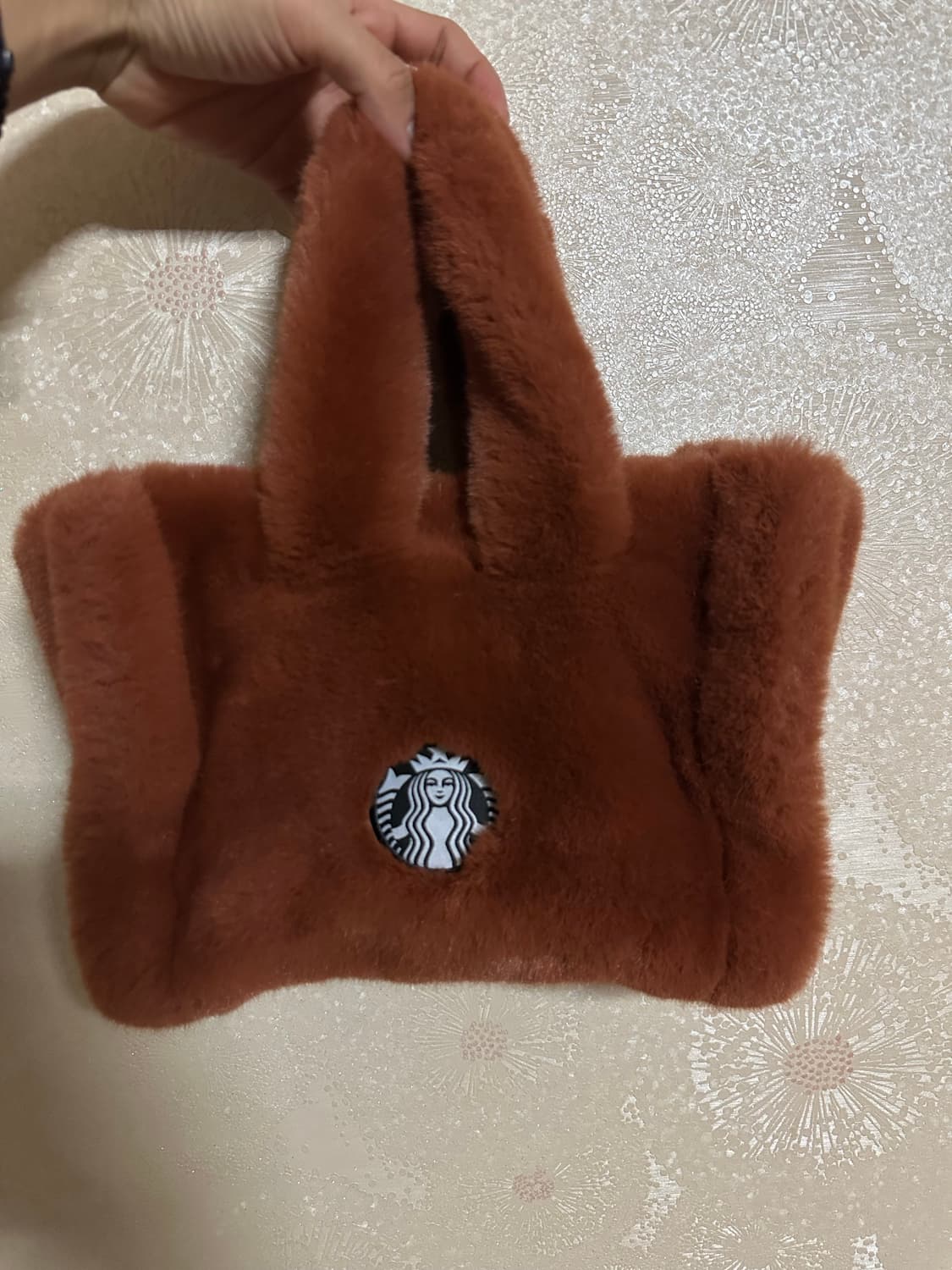 스타벅스 곰돌이 에코퍼 토트백 브라운 판매 상품이미지1