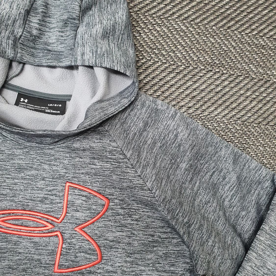 언더아머 간절기 기모 후드티 남자105 상품이미지3