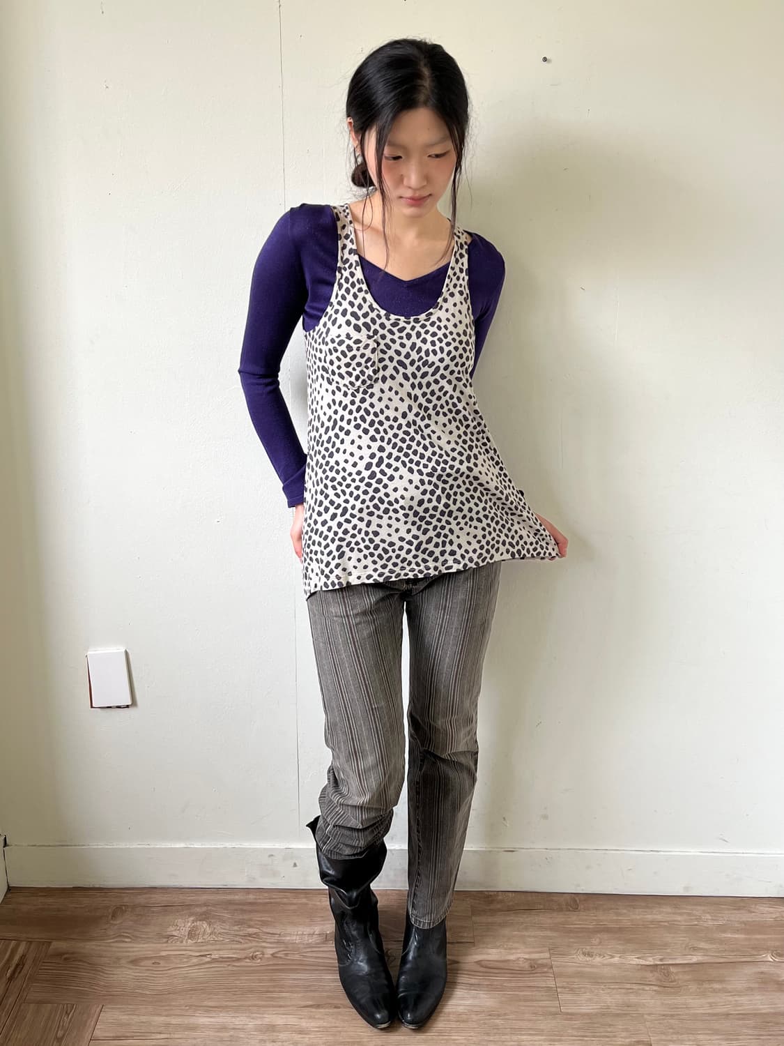 theory 레오파드 베스트 상품이미지7