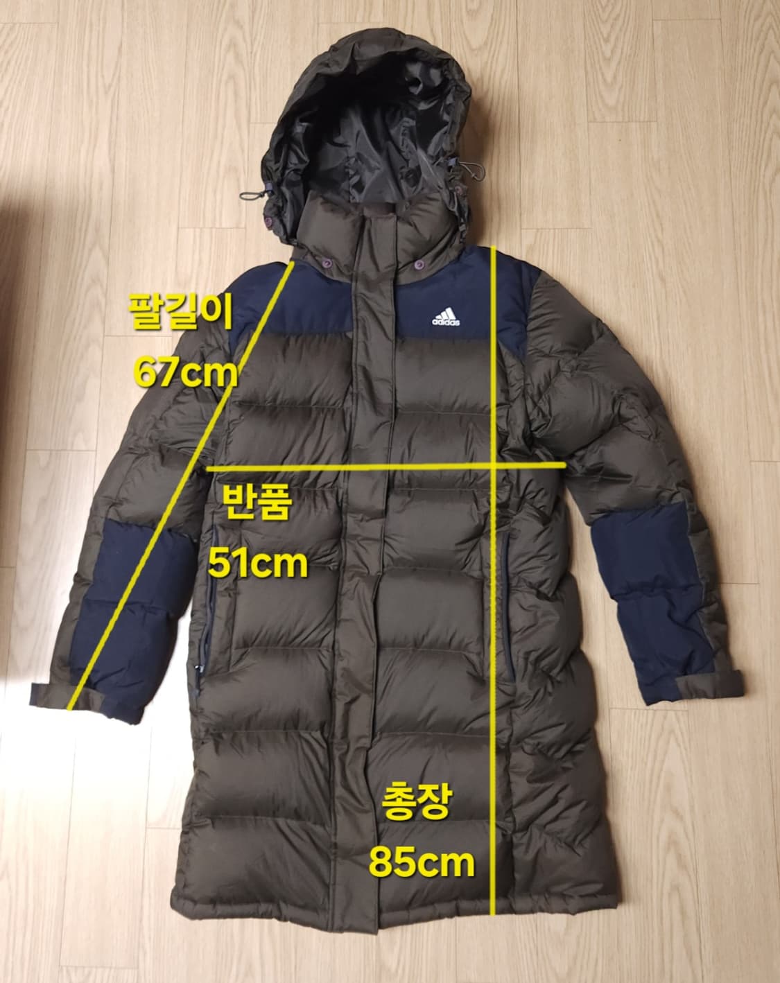 adidas 아디다스 W 구스다운 코트, 롱패딩 90 상품이미지10