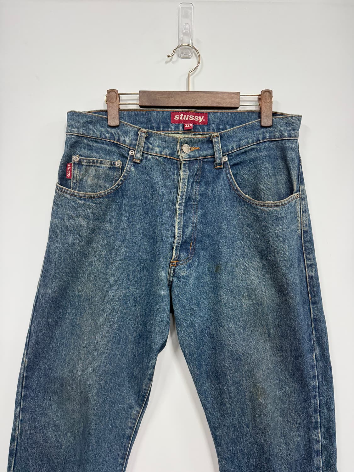 STUSSY Denim Semi Wide Pants 상품이미지3
