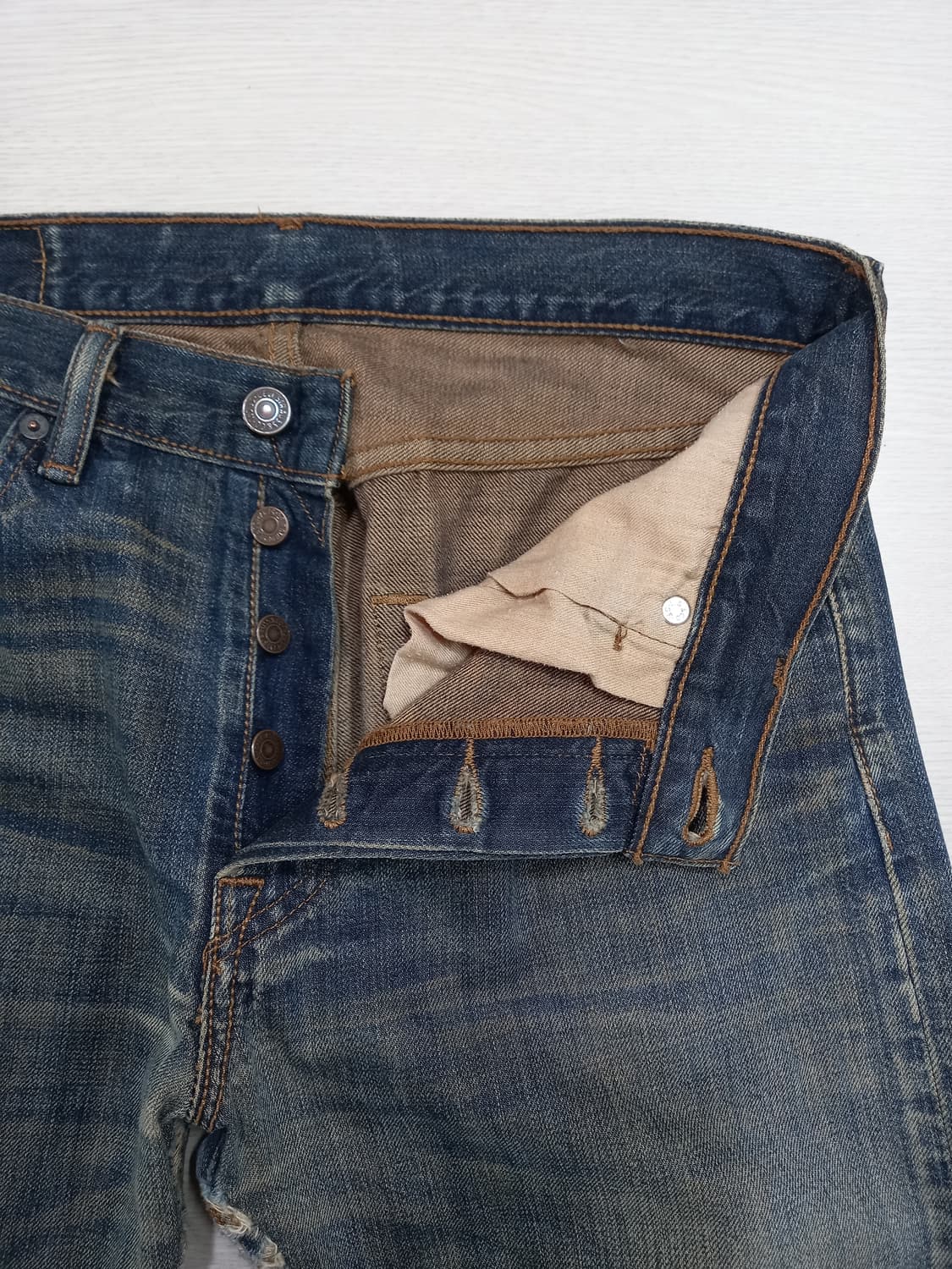 30 리바이스501 Haiti 녹워싱 일자진 30-137 상품이미지7