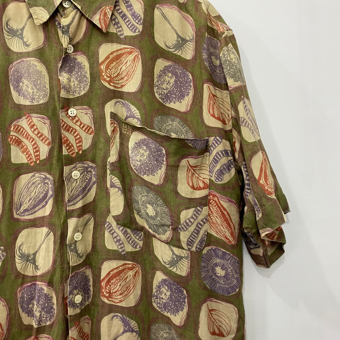 지방시 패턴 반팔셔츠(XL) 상품이미지3