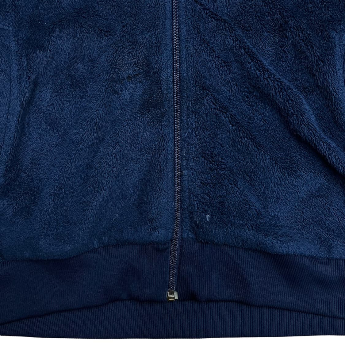 아디다스 블루 파이어버드 네이비 후리스 후드집업 110 상품이미지8