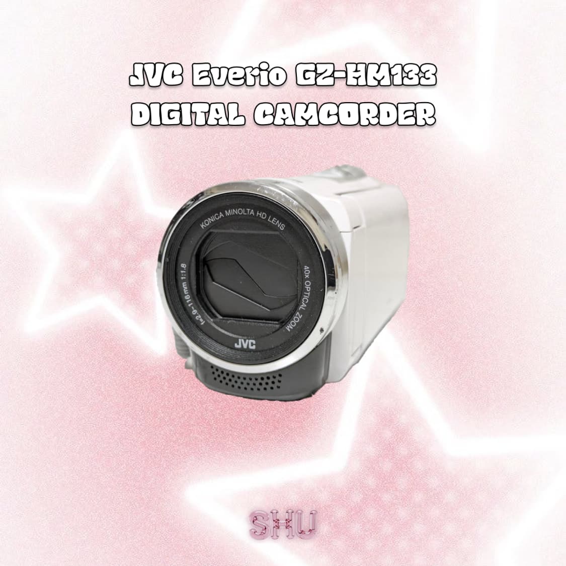 JVC 빈티지 디지털 캠코더 GZ-HM33-W 화이트  상품이미지6