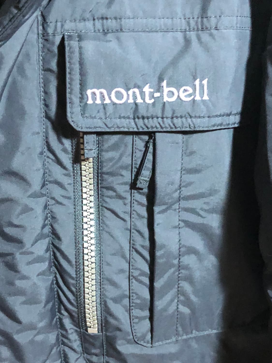 몽벨 빈티지 블랙 덕 다운 패딩 파카 상품이미지3