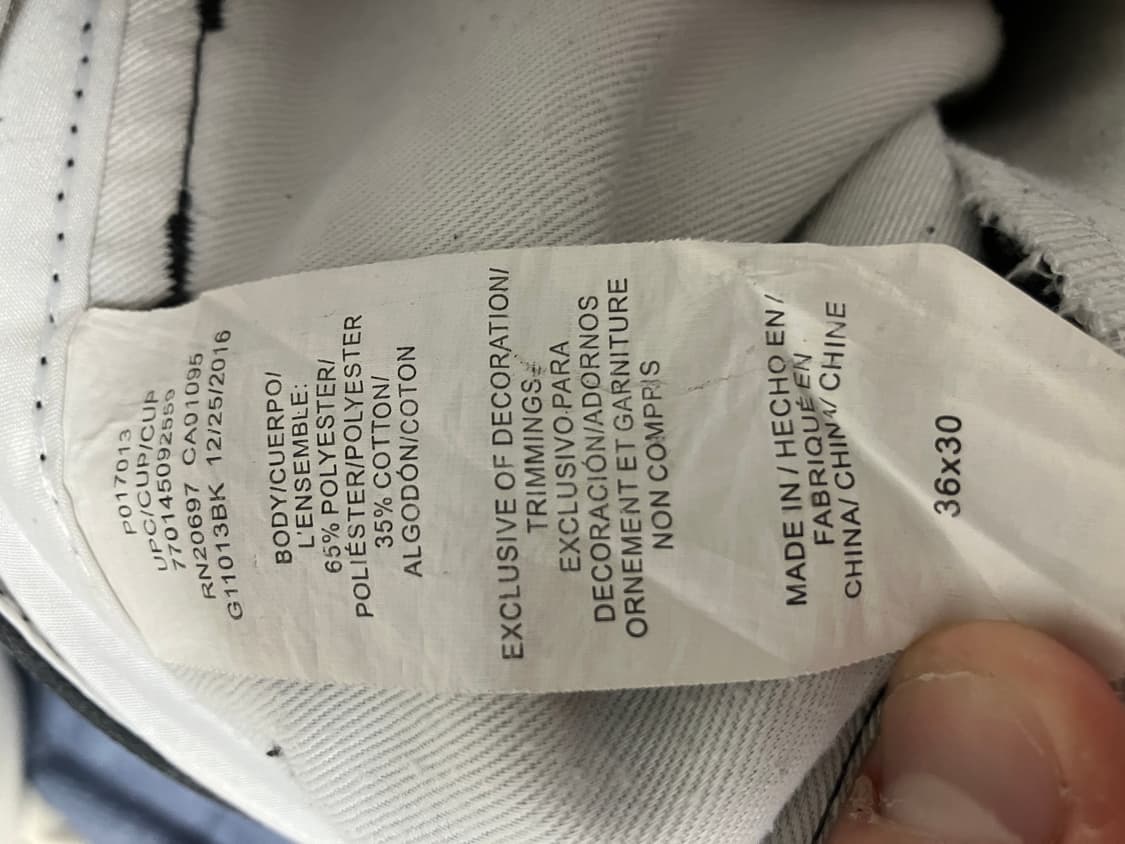 (36 X 30) 디키즈 올드로고 치노팬츠 블랙 상품이미지4