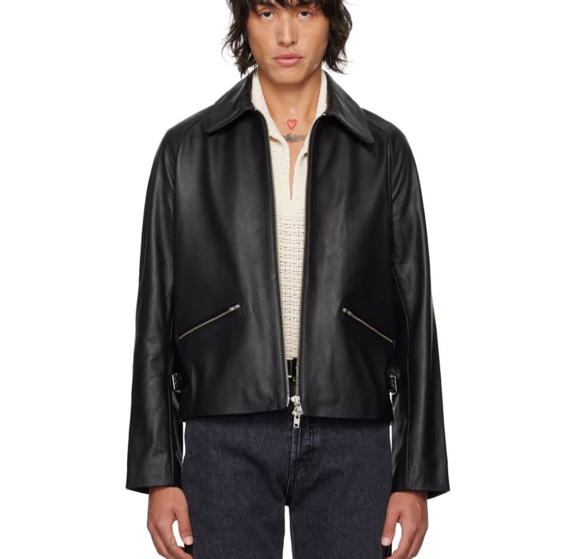 [50] sunflower 트라이엄프 레더 자켓 상품이미지1