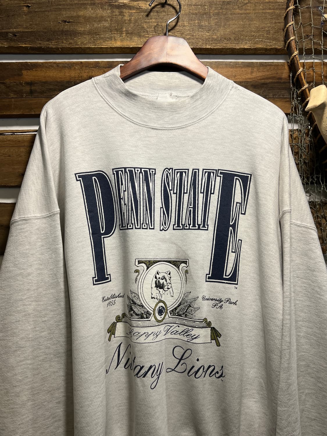 [2XL]90's USA 빈티지 PENN STATE 멜란지 스웻셔츠 상품이미지2