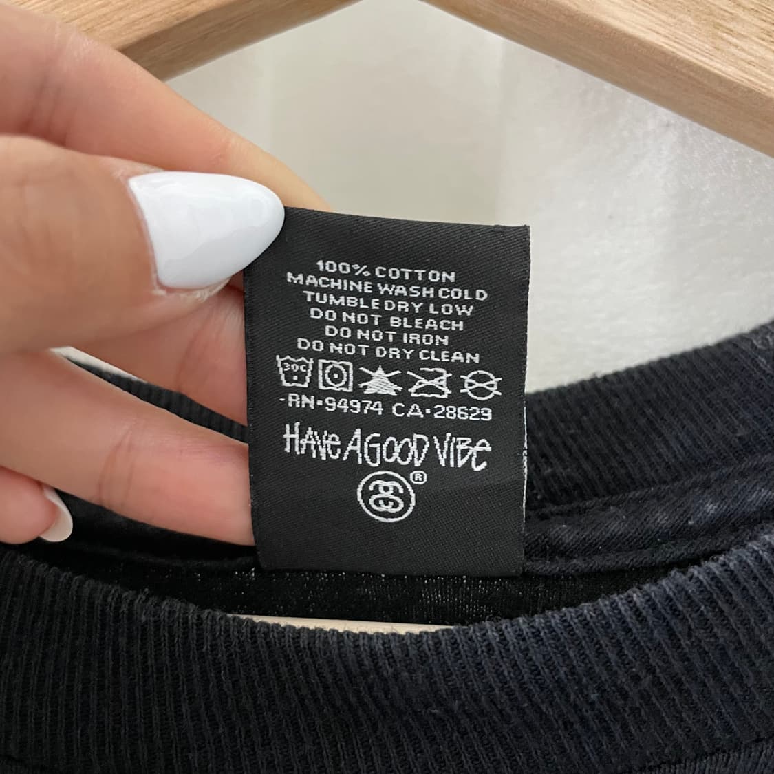 스투시 블랙 프린팅 슬리브 상품이미지7