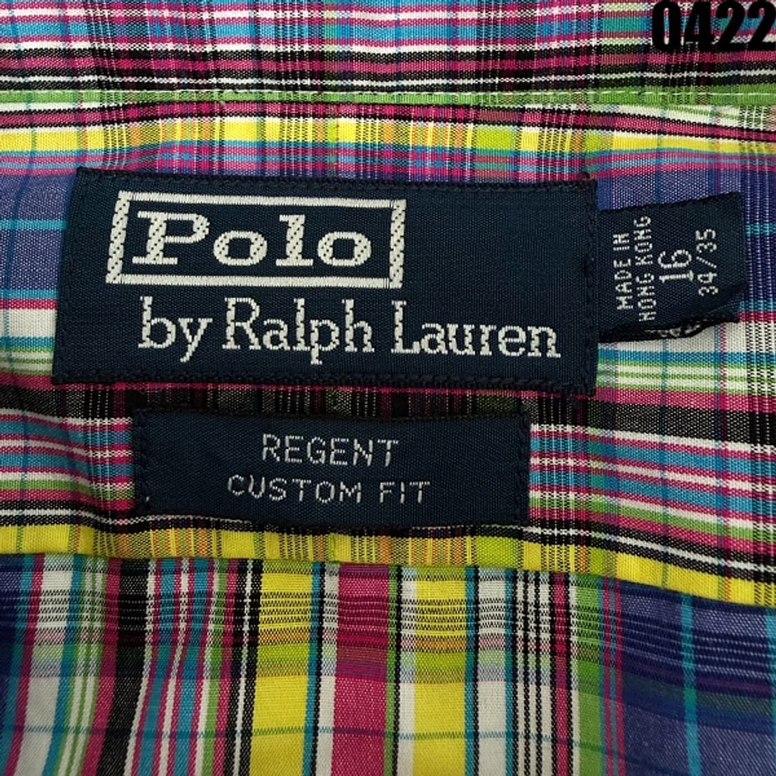 폴로 랄프로렌 멀티 컬러 체크 셔츠 XL 0422 상품이미지4