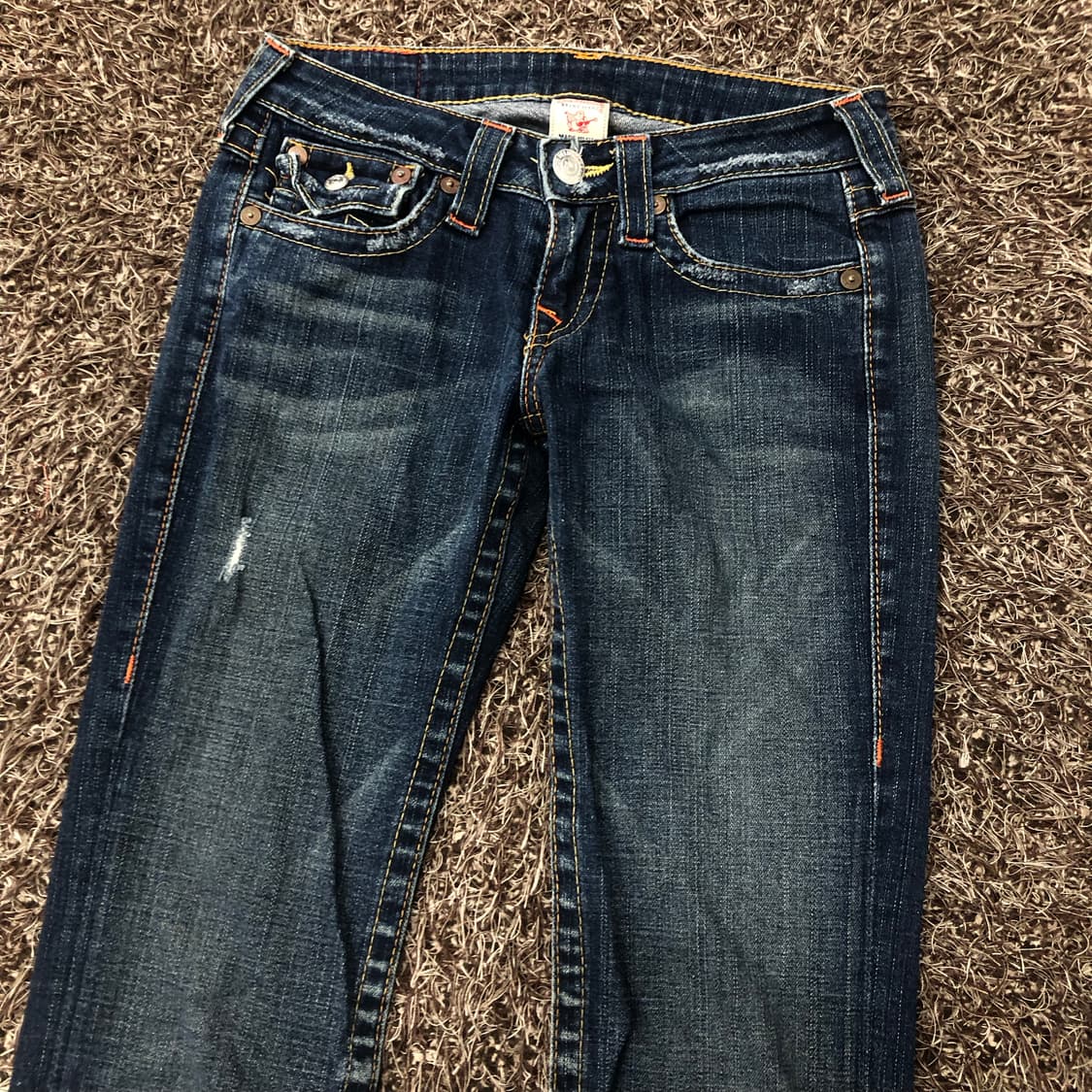 트루릴리전 Billy 빌리 워싱 디스 부츠컷 데님 팬츠 상품이미지3