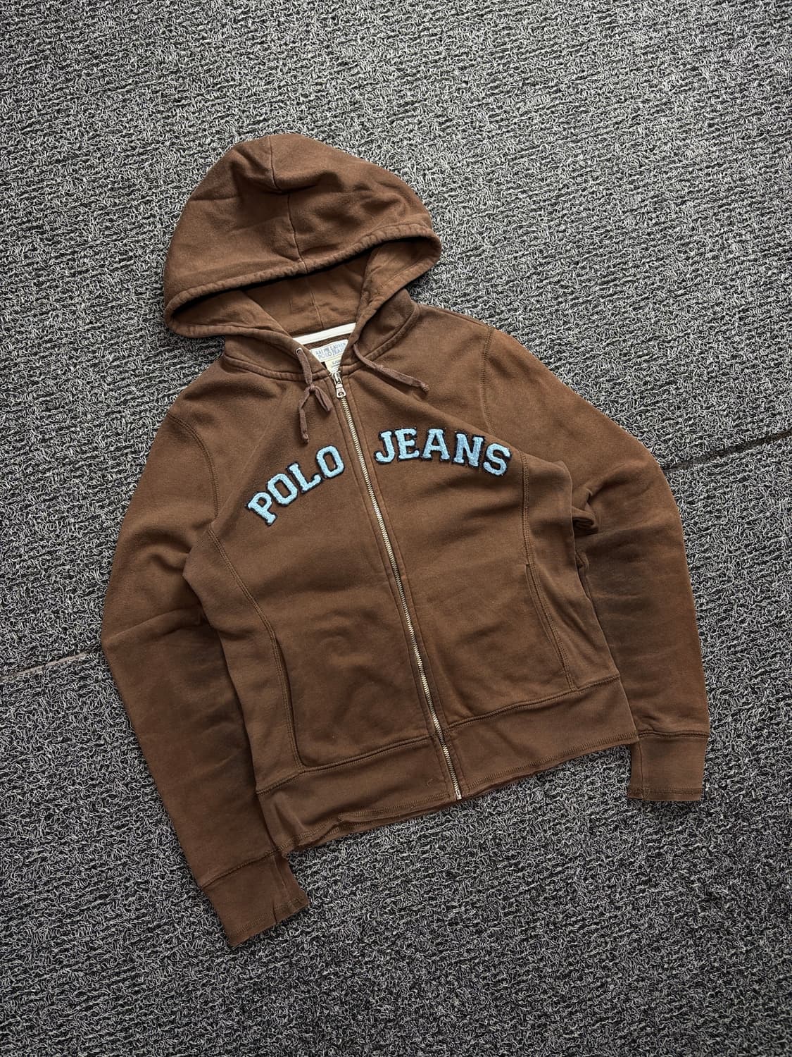 폴로 랄프로렌 아치로고 올드스쿨 브라운 후드 집업 2046 상품이미지1