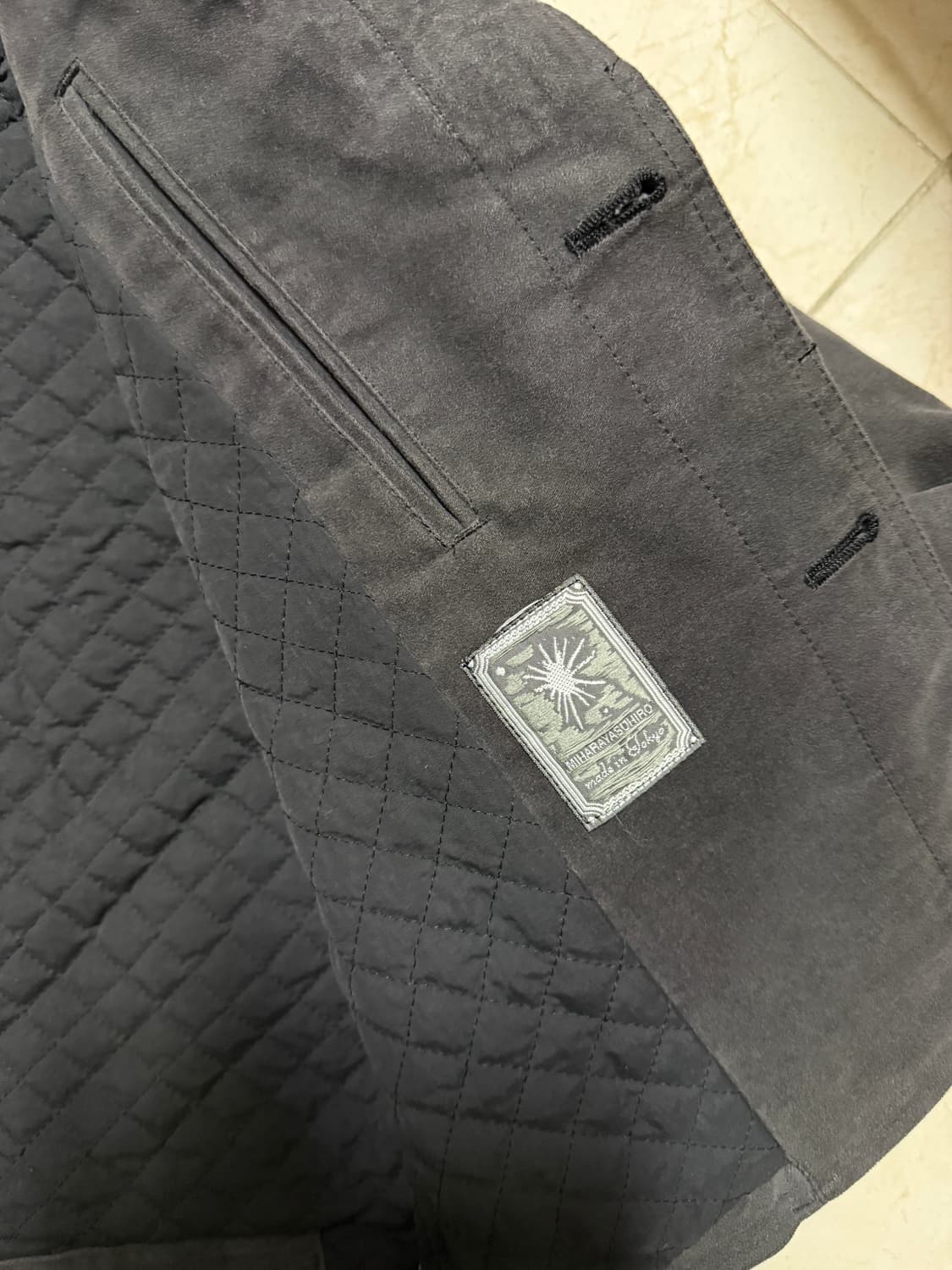 Mihara yasuhiro 미하라 야스히로 몰스킨 스웨이드 자켓 상품이미지3