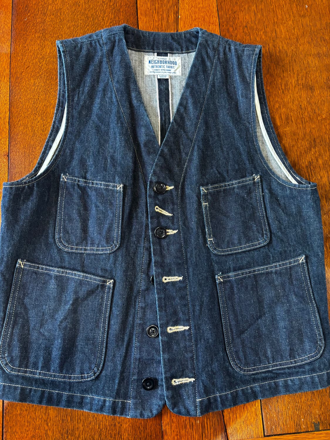 네이버후드(Neighborhood) 데님 워크 베스트 상품이미지1