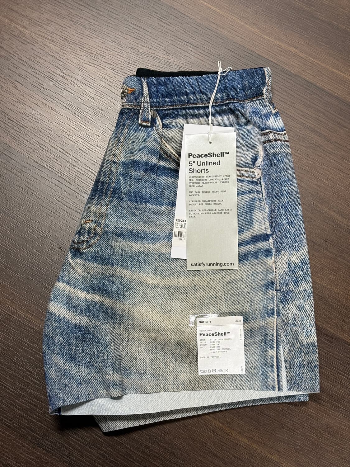 [할인] 새티스파이 디지털 데님 쇼츠 M 상품이미지4