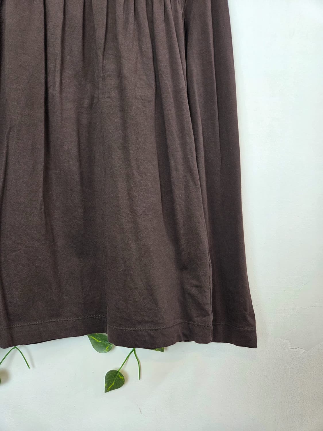 초코 브라운 목폴라 슬리브 상품이미지3