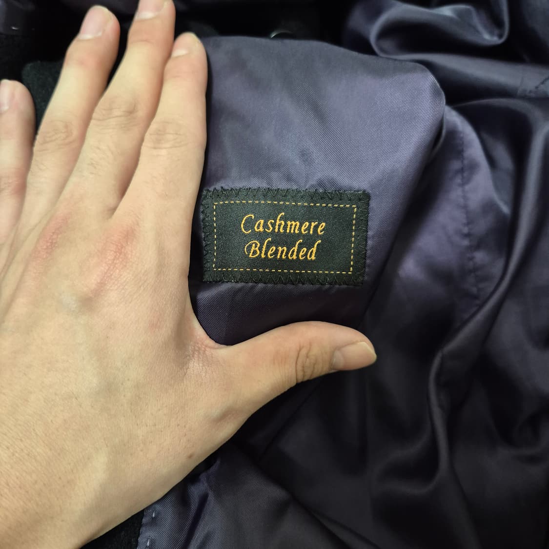 보스렌자 남성 울 캐시미어 싱글 코트 상품이미지5