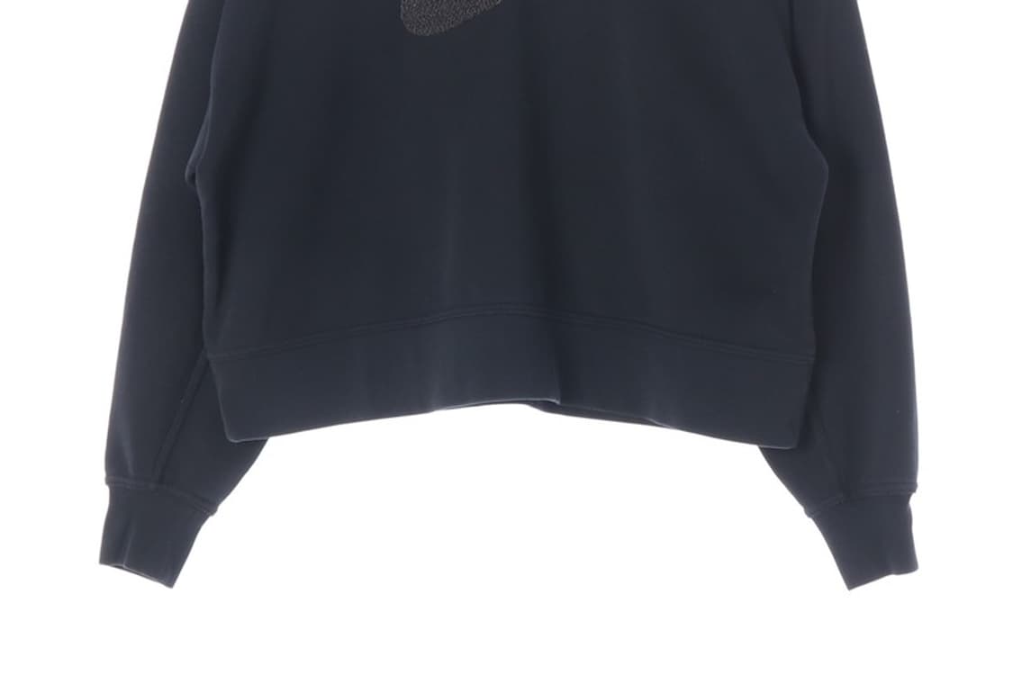 나이키 빅 스우시 로고 크롭 맨투맨 블랙 M 상품이미지4